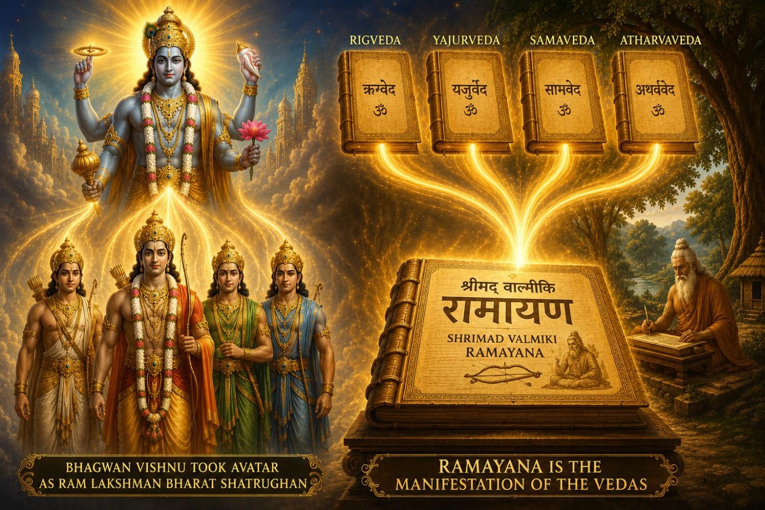 Ramayana Is The Manifestation of The Vedas: A Profound Secret Few Hindus Know
